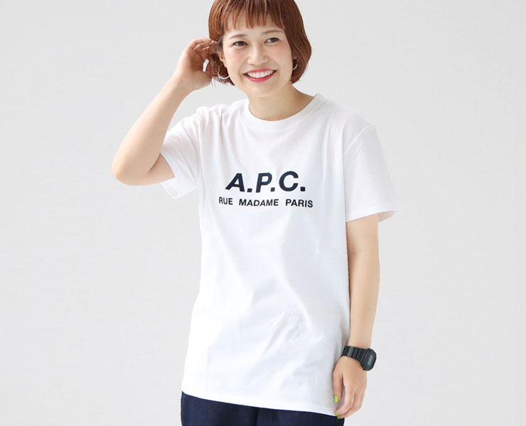 女性に人気な “A.P.C.(アーペーセー)”Tシャツをご紹介！｜NEWS公式