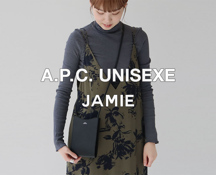 A.P.C.(アーペーセー) ネックポーチ JAMIE(JAMIE-CROCO)ファッション