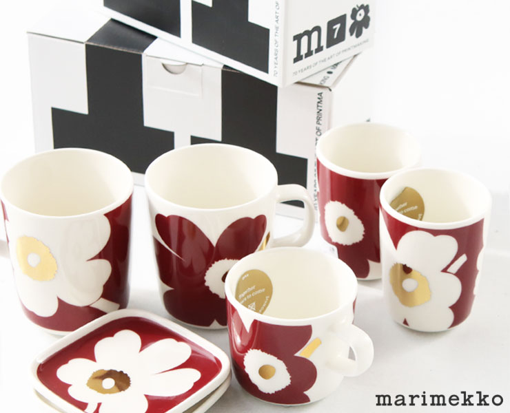 マリメッコ 70周年 第三弾 co-created ウニッコ マグカップ