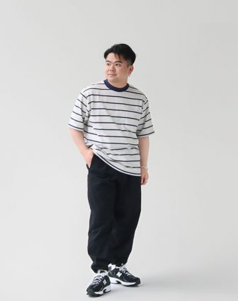 L.L.Bean/ユニオンショートスリーブ ストライプドTEE