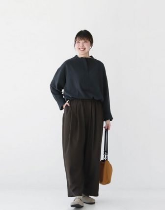 mizuiro ind/ワイドタックパンツ